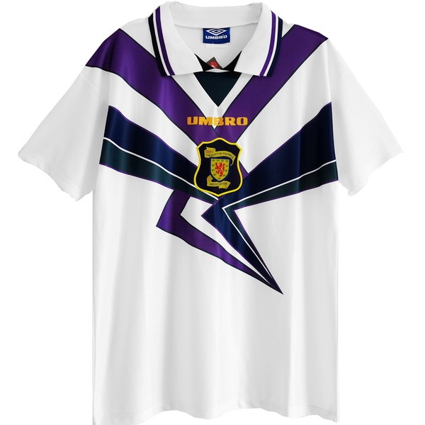 Tailandia Camiseta Escocia Replica Segunda Ropa Retro 1994 1996 Blanco